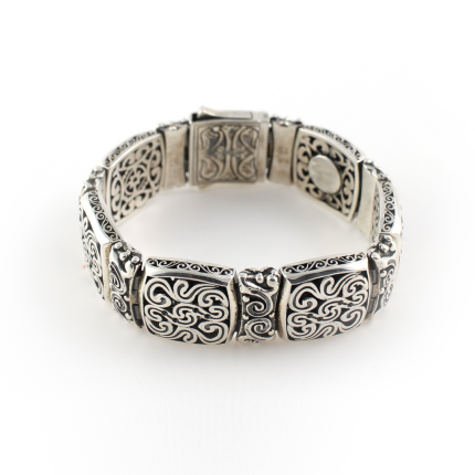 Labyrinth Bracelet – 925 Sterling Silver Yianni Jewelry