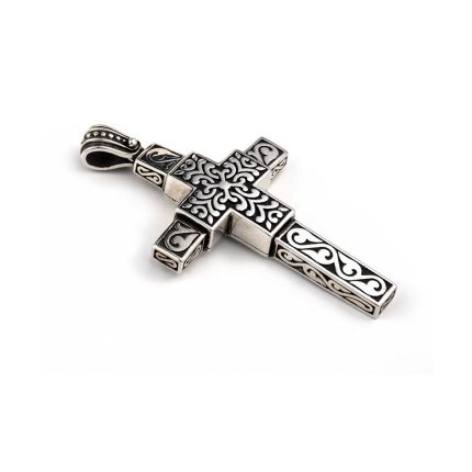 Cross Pendant Valentinian Sterling Silver – Yianni Jewelry