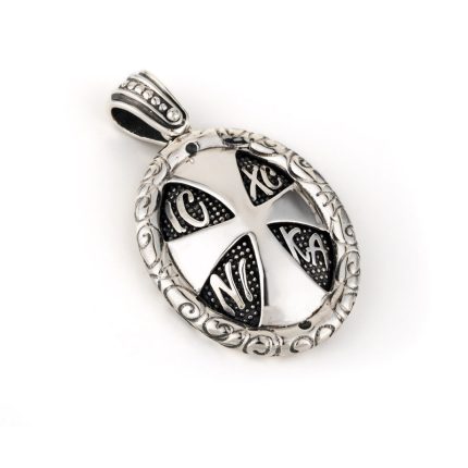 IC XC NIKA Cross Pendant Sterling Silver – Yianni Jewelry