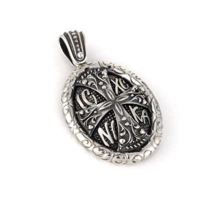 ICXC NIKA Cross Pendant Sterling Silver – Yianni Jewelry