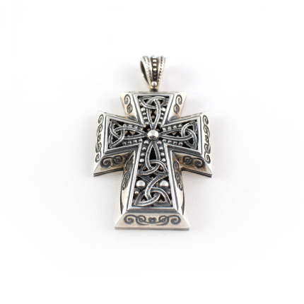 Sterling Silver Byzantine Cross - Yianni Jewelry