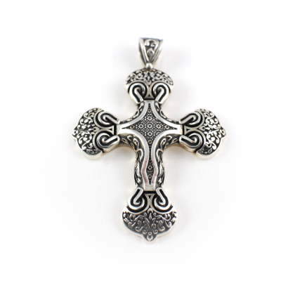 Sterling Silver Byzantine Cross