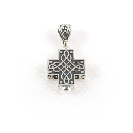 Sterling Silver Cross Pendant - Yianni Jewelry