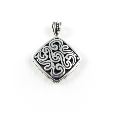 Labyrinth Silver Pendant - Yianni Jewelry
