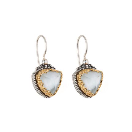 Gerochristo - Iris Earrings with Mother of Pearl Gemstone