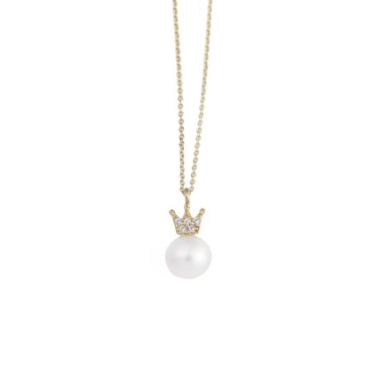 Pearl Crown Necklace – 9K Gold