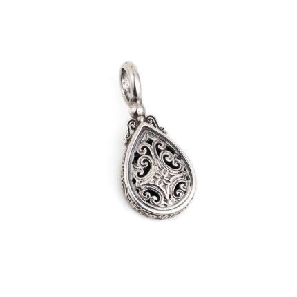 Gerochristo – Drop Pendant in Sterling Silver