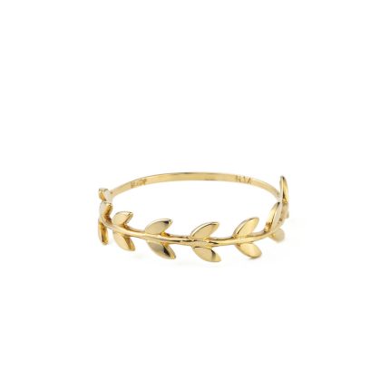 Leaf Ring - 14K Yellow Gold