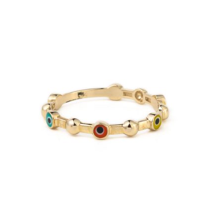 Eye Ring – 14K Yellow Gold