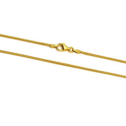 Wheat Chain - 925 Sterling Silver and Gold Plated