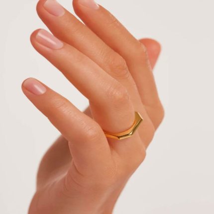 Signature Link Gold Ring