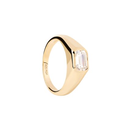 PD Paola Octagon Shimmer Stamp Ring