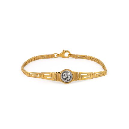 Athena Coin Link Bracelet