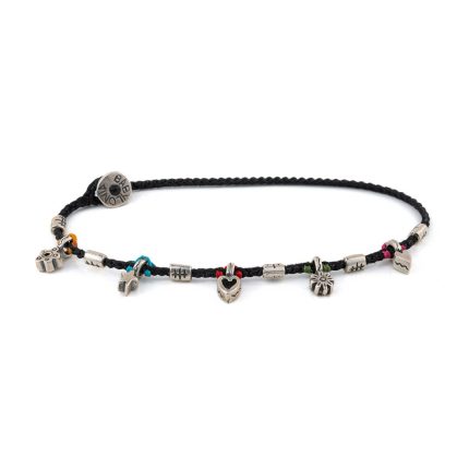 Babylonia Bracelet Love Hope and Trust Black – 935 Sterling Silver