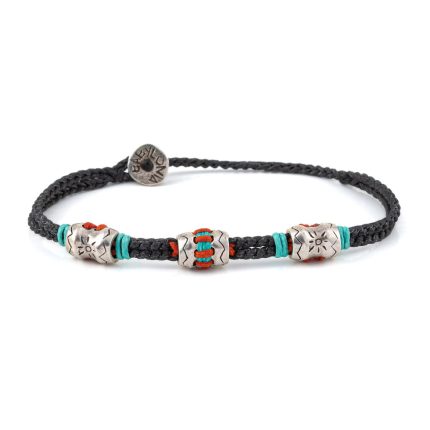 Babylonia Bracelet Optimism Dark Grey – 935 Sterling Silver