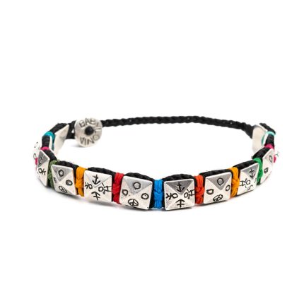 Babylonia Bracelet Colors of Peace Black – 935 Sterling Silver