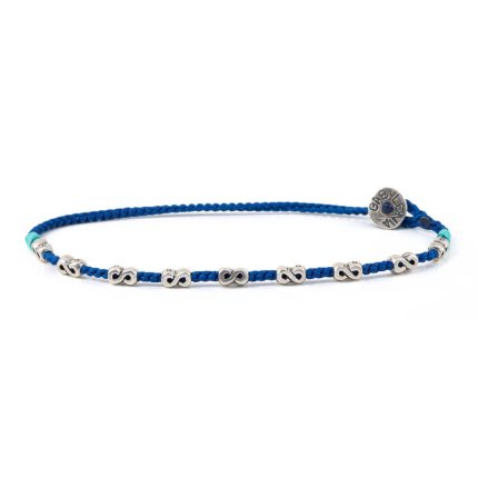 Babylonia Bracelet Infinity Royal Blue - 935 Sterling Silver