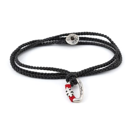 Babylonia Bracelet Solidarity & Communication Black – 935 Sterling Silver