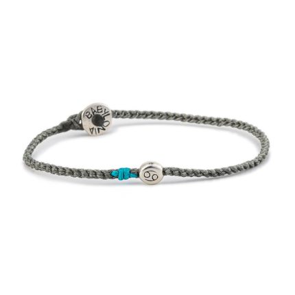 Babylonia Bracelet Zodiac Cancer Grey – 935 Sterling Silver