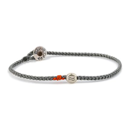 Babylonia Bracelet Zodiac Aquarius Grey – 935 Sterling Silver