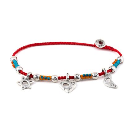 Babylonia Bracelet Love Charm - 935 Sterling Silver
