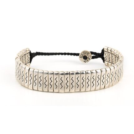 Babylonia Bracelet Sentiments Black – 935 Sterling Silver