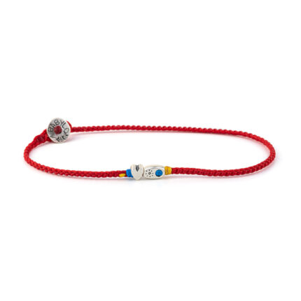 Babylonia Bracelet Shiny Love Red – Sterling Silver