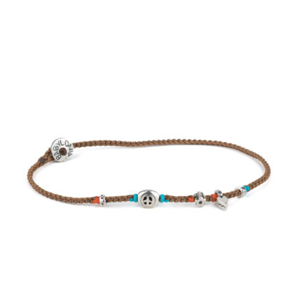 Babylonia Bracelet Peace Trust Love - 935 Sterling Silver