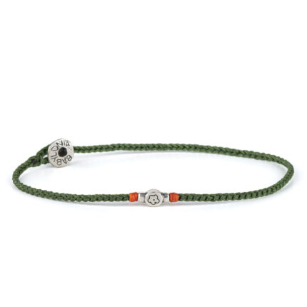 Babylonia Bracelet Green Rose - 935 Sterling Silver