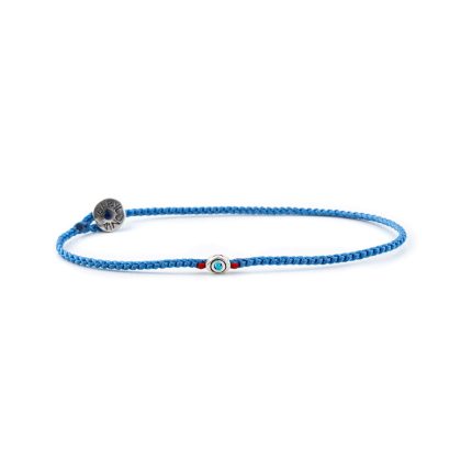 Babylonia Bracelet Blue - Sterling Silver