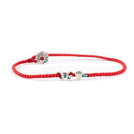 Babylonia Bracelet Hold me Red – 935 Sterling Silver