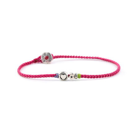 Babylonia Bracelet Love and Trust Pink - Sterling Silver