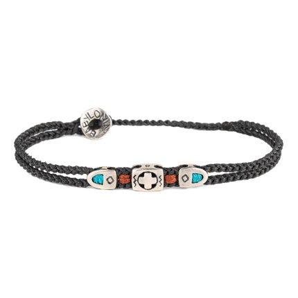 Babylonia Bracelet True Faith Dark Grey – 935 Sterling Silver