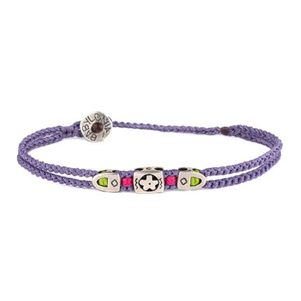 Babylonia Bracelet Trust Center Purple – 935 Sterling Silver