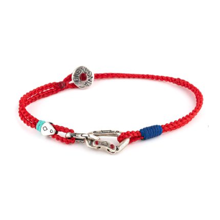 Babylonia Bracelet Strong Solidarity Red – 935 Sterling Silver