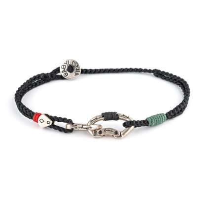 Babylonia Bracelet Stand Together Dark Grey – 935 Sterling Silver