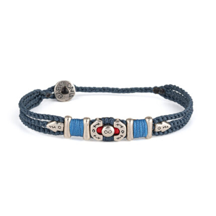 Babylonia Bracelet Common Effort Blue Jean – 935 Sterling Silver