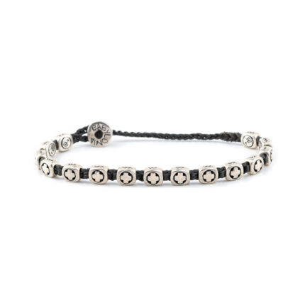 Babylonia Bracelet Faith Dark Grey – 935 Sterling Silver