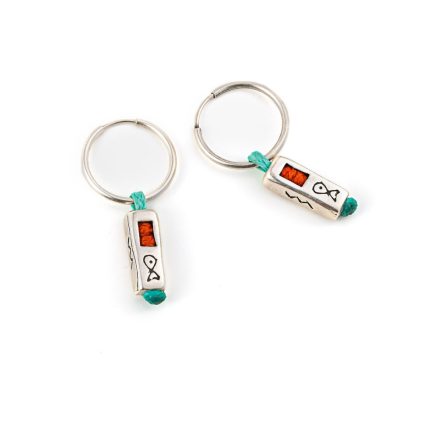 Babylonia Earrings Sentimental Adaptation Red – 935 Sterling Silver