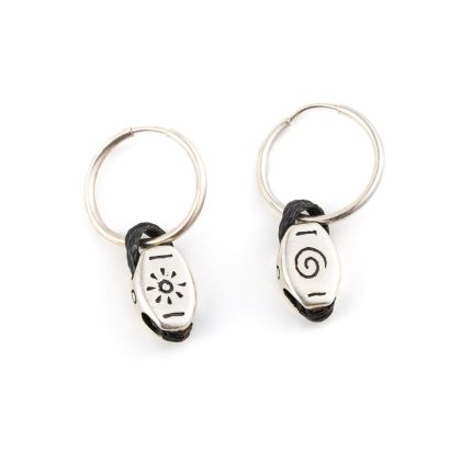 Babylonia Earrings Soul and Optimism – 935 Sterling Silver