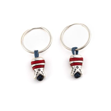 Babylonia Earrings Adaptability Blue Jean– 935 Sterling Silver