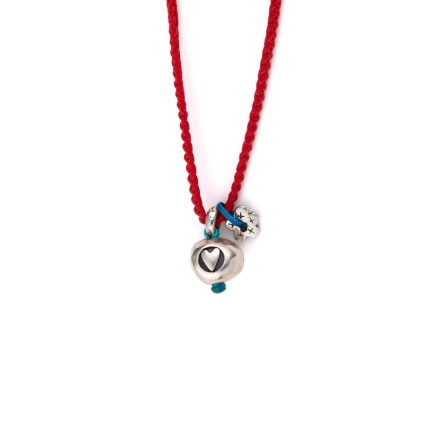 Babylonia Silver Necklace - Love