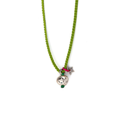 Babylonia Necklace Hopeful Love Mild Green - Sterling Silver