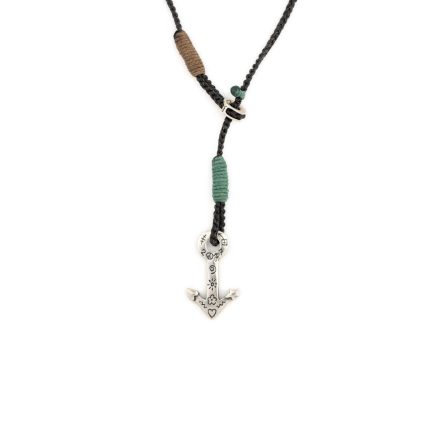 Babylonia Silver Necklace - Direction Love Peace n Trust