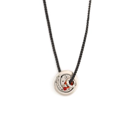 Babylonia Silver Necklace - Peace Ambition Circle