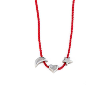 Babylonia Necklace Hope and Love - 935 Sterling Silver