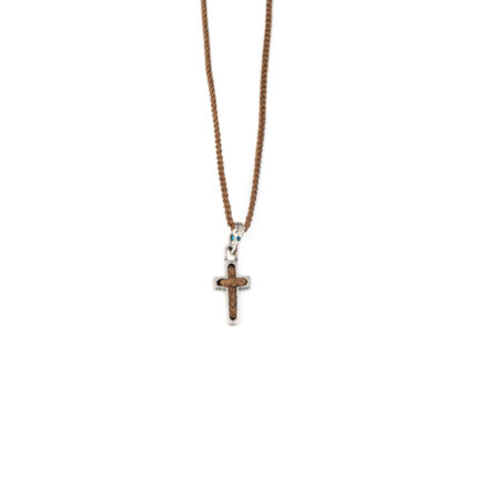 Babylonia Necklace Faith Brown - 935 Sterling Silver