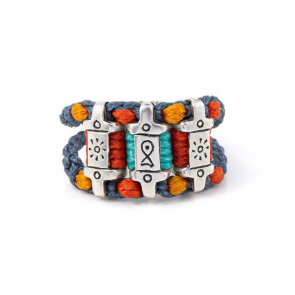 Babylonia Ring Happy Blue Jean – 935 Sterling Silver