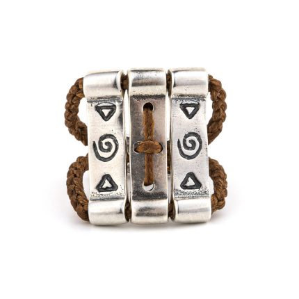 Babylonia Ring Soul and Faith - 935 Sterling Silver