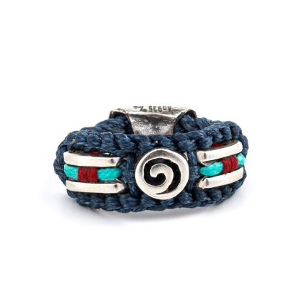 Babylonia Silver Ring ~ blue soul